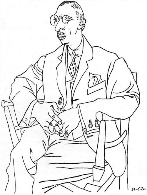 Portrait of Igor Stravinsky