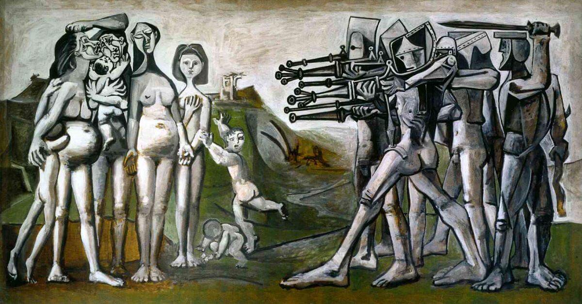 Massacre in Korea, 1951 by Pablo Picasso