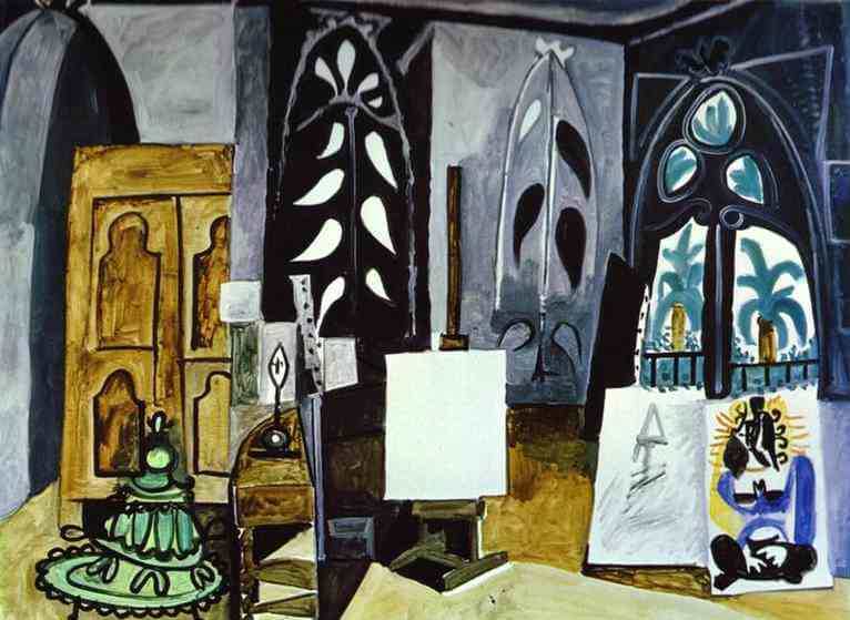 The Studio at La Colifornie, 1956 by Pablo Picasso