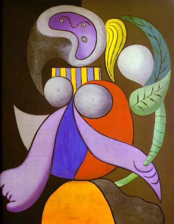 Woman with a Flower, 1932 by Pablo Picasso